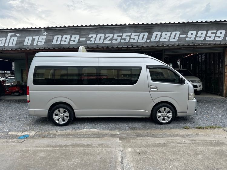 Toyota Commuter 2017 3.0 Van ดีเซล ไม่ติดแก๊ส เกียร์ธรรมดา เทา รูปที่ 3