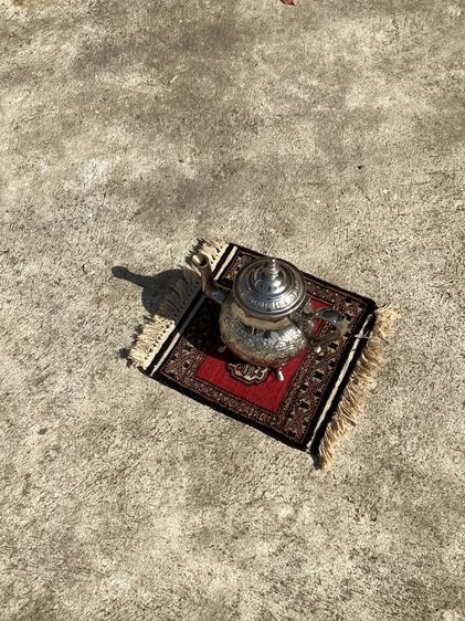 Antique Vintage Moroccan Silver-Plated Teapot รูปที่ 18