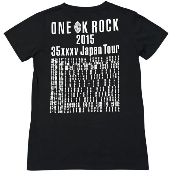 เสื้อวงมือสอง ONE OK ROCK 2015 35xxxv Japan Tour รูปที่ 5