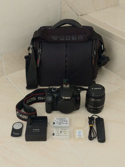 ขายกล้อง DSLR Canon Kiss x4 (EOS 550D) พร้อมเลนส์คิท 18-55 ให้หมดตามรูป  รูปที่ 2