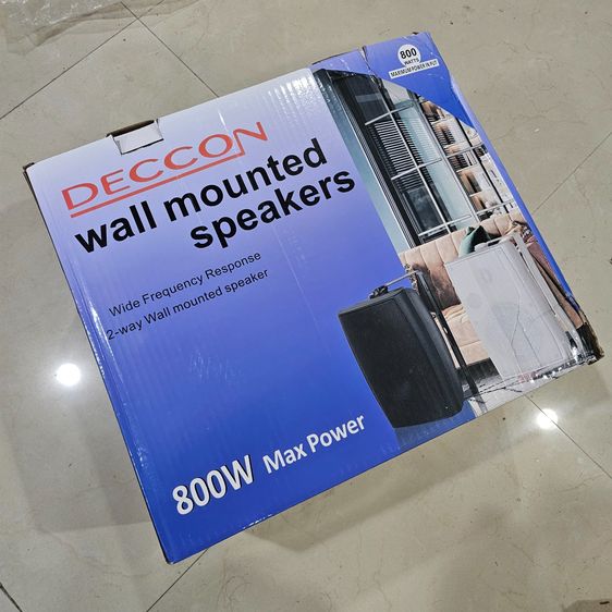 ลำโพงพึ่งแกะกล่อง DECON SERN-650B ซื้อมาผิดเอามาปล่ายต่อถูกๆ