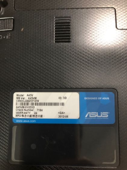 notebook ASUS -A45V intel core i7 รูปที่ 4