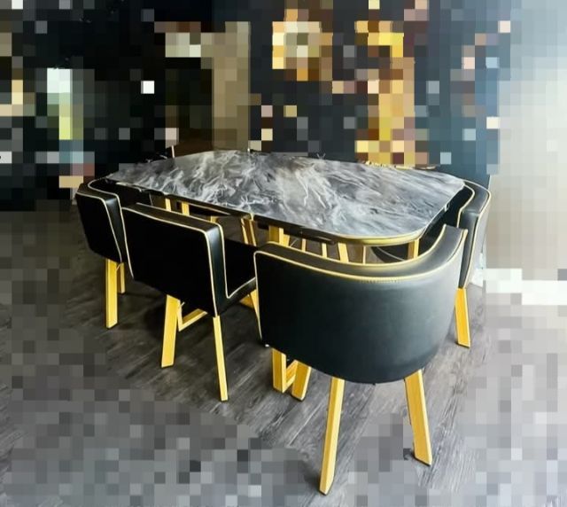 โต๊ะกินข้าว โต๊ะทานข้าว 6ที่นั่ง สภาพดีมาก รูปที่ 2