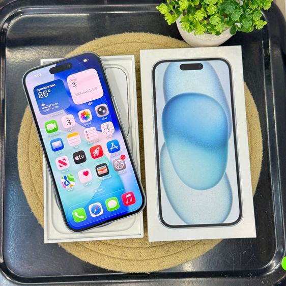 iPhone15 128gb มือ2 สด ผ่อน รูปที่ 2