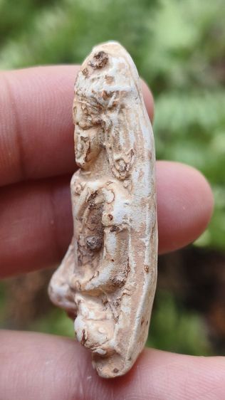 พระทวารวดีศรีเทพพิมพ์เทริดขนนกเนื้อขาวเดิมๆๆ  รูปที่ 2