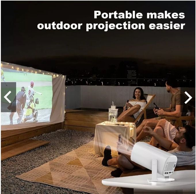 โปรเจ็กเตอร์อัจฉริยะ P30 Pro 4K Android 13 บลูทูธ 5.0 Wi-Fi 1080P โปรเจ็กเตอร์โฮมเธียเตอร์พกพา รูปที่ 6