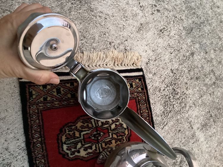 Vintage Arabic Dallah Coffee Pot Set AL SAIF  Saudi Brand  Made in Korea 1970s ถึง 1980s รูปที่ 8