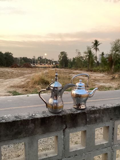 Vintage Arabic Dallah Coffee Pot Set AL SAIF  Saudi Brand  Made in Korea 1970s ถึง 1980s รูปที่ 13