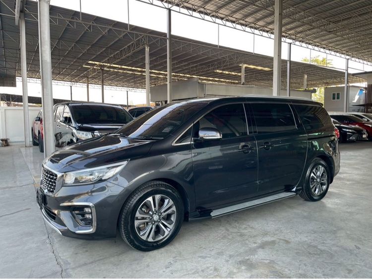 Kia Grand Carnival 2020 2.2 SXL Van ดีเซล ไม่ติดแก๊ส เกียร์อัตโนมัติ เทา รูปที่ 2