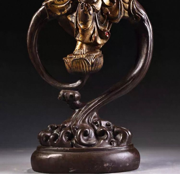 ✨พระโพธิสัตว์กวนอิม ทองเหลืองปิดทอง รูปที่ 4