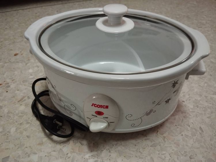 มือสอง หม้อตุ๋นไฟฟ้า (Slow Cooker) ยี่ห้อ Scotch ครับ เป็นอุปกรณ์ที่เหมาะมากสำหรับการทำอาหารประเภทตุ๋น ต้มจืด รูปที่ 10