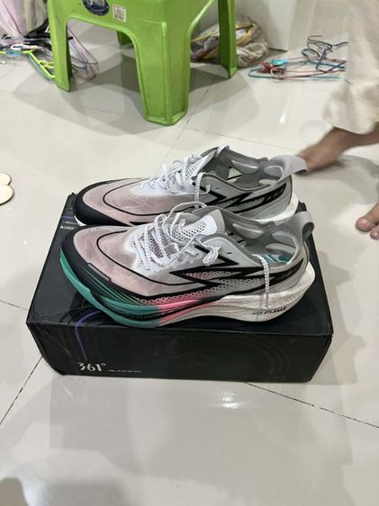 รองเท้าวิ่ง 361 flam 3.5   2คู่ คู่ละ1300 รูปที่ 7
