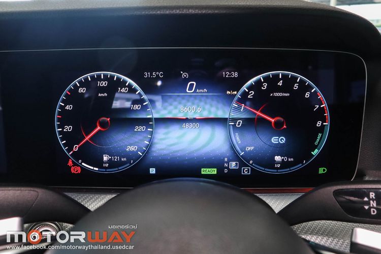 Mercedes-Benz E-Class 2022 E300 Sedan ปลั๊กอินไฮบริด (PHEV) เกียร์อัตโนมัติ ดำ รูปที่ 2