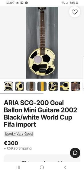ARIA PRO II SCG-200 GOAL BALLON GUITAR รูปที่ 9