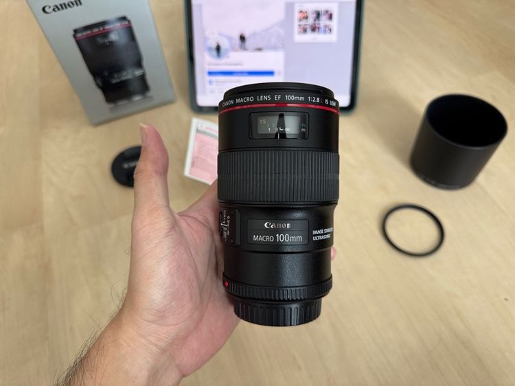 Canon EF100mm f2.8L อดีตศูนย์ รูปที่ 2