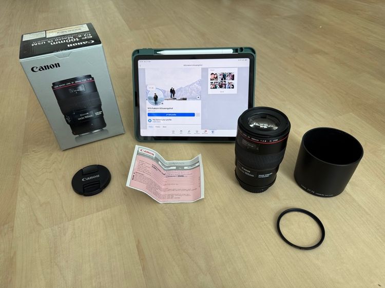 Canon EF100mm f2.8L อดีตศูนย์