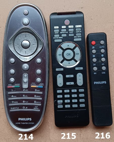 PHILIPS REMOTE (1-224) รีโมท ฟิลิปส์ เครื่องเสียง DVD VCD CD TAPE VDO LASER DISC BLU RAY COMBO รูปที่ 8