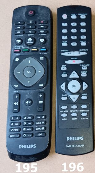 PHILIPS REMOTE (1-224) รีโมท ฟิลิปส์ เครื่องเสียง DVD VCD CD TAPE VDO LASER DISC BLU RAY COMBO รูปที่ 4