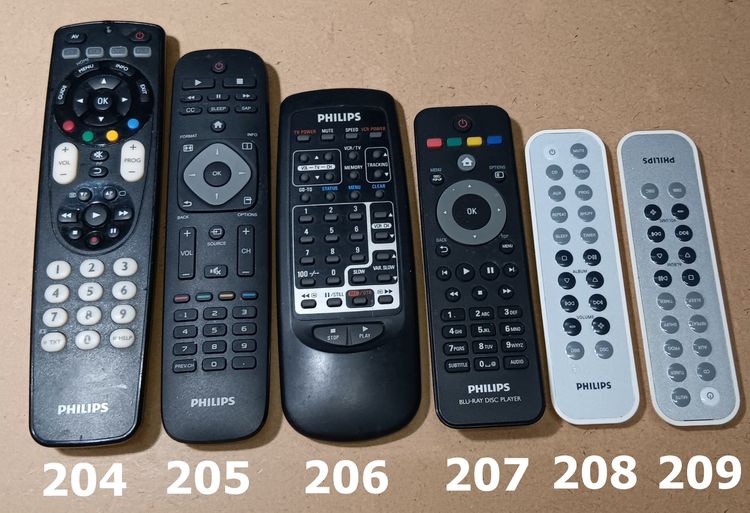 PHILIPS REMOTE (1-224) รีโมท ฟิลิปส์ เครื่องเสียง DVD VCD CD TAPE VDO LASER DISC BLU RAY COMBO รูปที่ 6