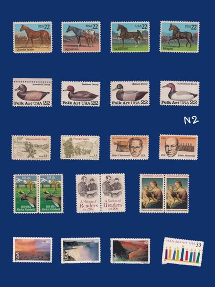 ชุดแสตมป์ไม่ผ่านใช้ รูปที่ 2