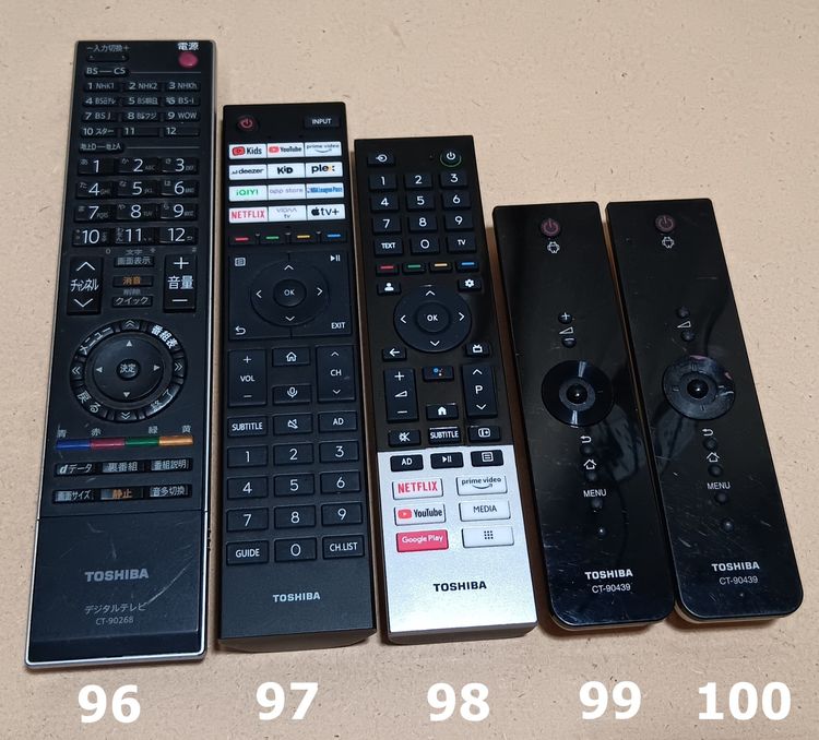 TOSHIBA REMOTE ของแท้ (2-100) รีโมท โตชิบา เครื่องเสียง DVD VCD CD TAPE VDO LASER DISC BLU RAY COMBO รูปที่ 8