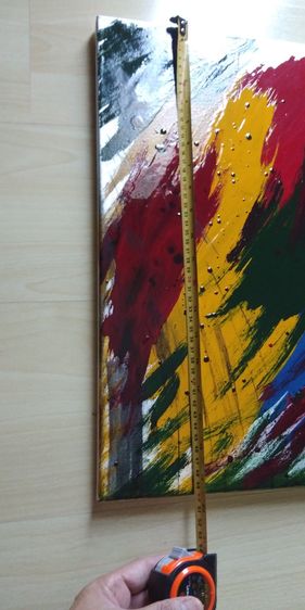 ขายภาพงานศิลป์ ภาพ Abstract ภาพสีน้ำมันอย่างดีไม่ลอกร่อน ขนาด 0.40x0.50 m. ราคา 700 บาท รูปที่ 2