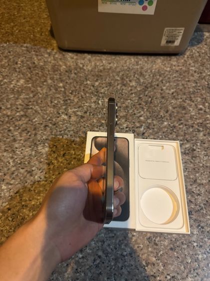 ขายไอโฟน15ProMaxสีNatural Titanuim 512กิ๊กมีกล่องอีมี่ตรงสภาพสวยๆสูนTrueใช้งานดีถูกกกกกมากกก รูปที่ 5