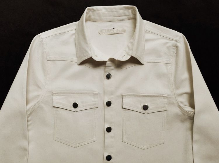 OFF-WHITE (denim shirt) รูปที่ 7