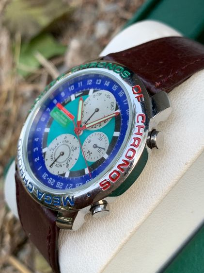 นาฬิกา United Colors of Benetton by Bulova Mega Chrono แท้ ระบบถ่าน โครโนกราฟ รูปที่ 4