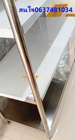 ชั้นสแตนเลส เกรด304 อย่าดี  ขนาดใหญ่ สภาพดี (มือสอง) 0637481034 รูปที่ 7