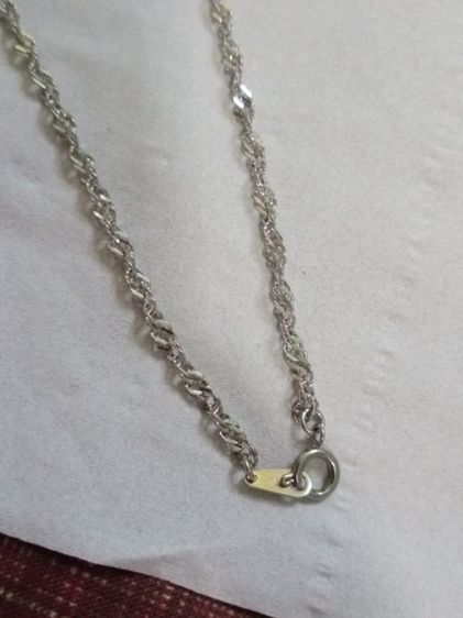 สร้อยคอเงินแท้ ตอกโค๊ตมาแน่น ลายดิสโก้เล่ไฟวิบวับสวย(ยาว 19 นิ้ว) รูปที่ 3