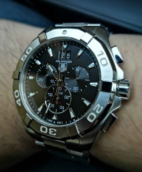 TAG Heuer 43 mm Aquaracer 300M Quartz CAY1110.BA0927 Watch รูปที่ 11