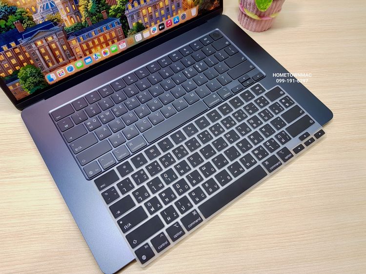MacbookAir (Retina15-inch, 2025) M4 10-Core CPU 10-Core GPU SSD 256Gb Ram 16Gb สี Midnight ใช้น้อย ประกันยาวข้ามปี รูปที่ 9