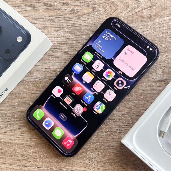 ขายเทิร์น iPhone 17 Pro Max 256 แบต 100 ประกัน กย.69 เดิมๆ ครบกล่อง มีใบเสร็จครบ รูปที่ 3