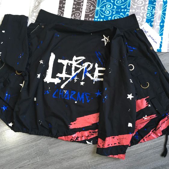 เสื้อแจ็คเก็ตวินเทจ GGPX สไตล์ Street Punk งานเกาหลี ดีไซน์เท่ไม่ซ้ำใคร สภาพนางฟ้า รูปที่ 15