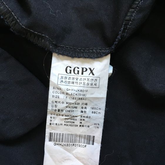 เสื้อแจ็คเก็ตวินเทจ GGPX สไตล์ Street Punk งานเกาหลี ดีไซน์เท่ไม่ซ้ำใคร สภาพนางฟ้า รูปที่ 16