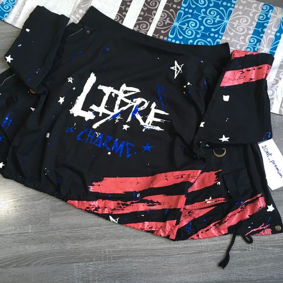 เสื้อแจ็คเก็ตวินเทจ GGPX สไตล์ Street Punk งานเกาหลี ดีไซน์เท่ไม่ซ้ำใคร สภาพนางฟ้า รูปที่ 14