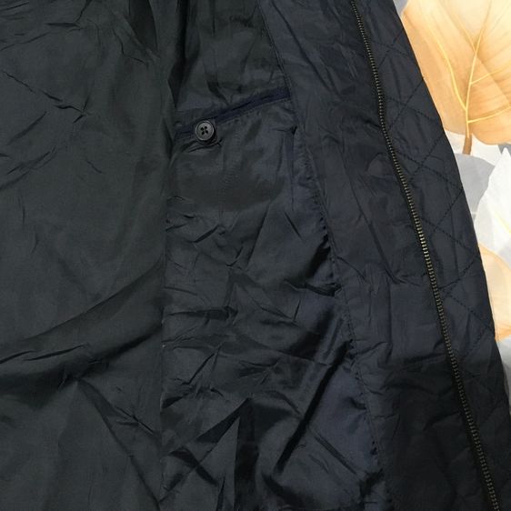 เสื้อแจ็คเก็ตกันหนาวบุนวม Imperial British design สีกรมท่าเข้ม อก44 ทรงสวย สไตล์ผู้ดีอังกฤษ มือสอง สภาพนางฟ้า รูปที่ 10