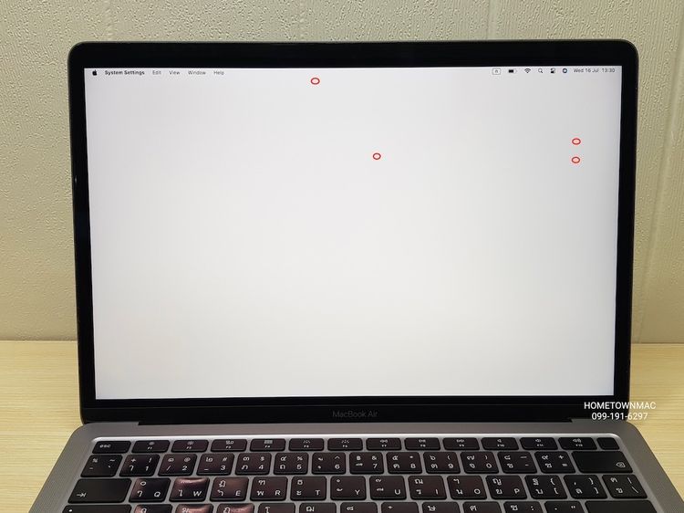 MacbookAir (Retina 13-inch, 2020) i5 1.1Ghz SSD 512Gb Ram 8Gb สีสเปซเกรย์ อัพเกรดสุดคุ้ม รูปที่ 10