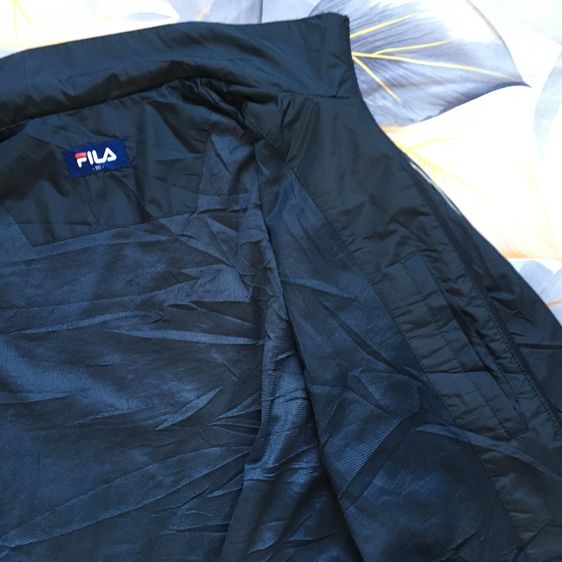 FILA เสื้อแจ็คเก็ต สีกรมท่า มือสองแท้ ดีไซน์สปอร์ต สภาพนางฟ้า ราคาคุ้มค่า รูปที่ 16