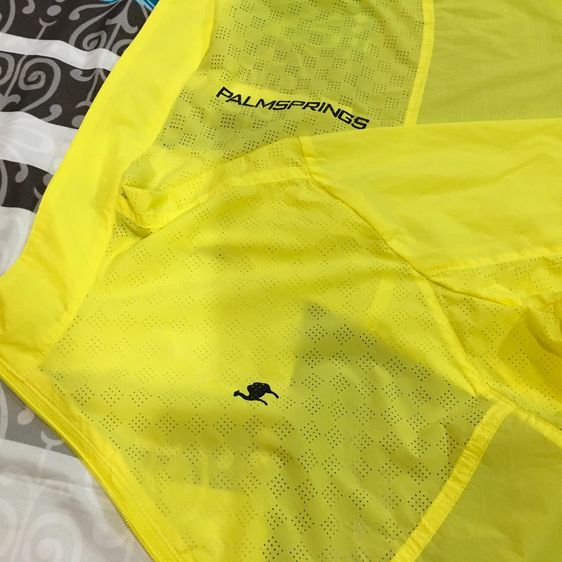 เสื้อกอล์ฟมือสอง PALM SPRINGS สีเหลืองนีออน ระบายอากาศดีเยี่ยม สภาพใหม่กริบ รูปที่ 11