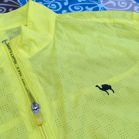 เสื้อกอล์ฟมือสอง PALM SPRINGS สีเหลืองนีออน ระบายอากาศดีเยี่ยม สภาพใหม่กริบ รูปที่ 2