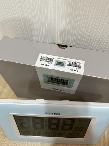 นาฬิกาดิจิทัล SEIKO CLOCKS QHL058L 7X10 นิ้ว สีฟ้า มือหนึ่ง ของแท้ ไม่มีตำหนิ ไม่เคยใช้ รูปที่ 4