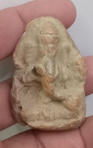 3010-พระพิฆเนศเนื้อดินเก่า เทพแห่งความสำเร็จและโชคลาภ รูปที่ 3