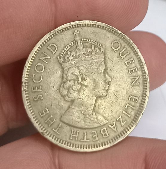 3013-เหรียญควีนอลิสเบสที่ 2 ราคา 1 ดอลล่าห์ ฮ่องกง ปี1960 รูปที่ 10