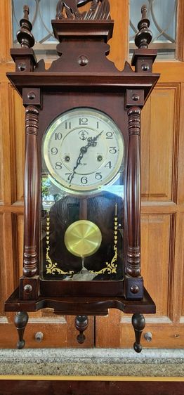 นาฬิกาแขวนไขลานโบราณ ตรา สมอ เดินดี ตีเสียงดีงกังวาล รูปที่ 2