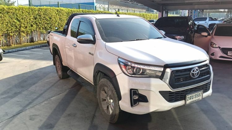 Toyota Hilux Revo 2018 2.4 E Pickup ดีเซล ไม่ติดแก๊ส เกียร์อัตโนมัติ ขาว