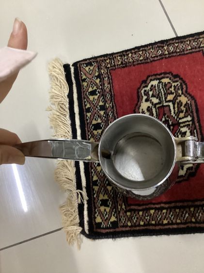 Vintage Arabic Coffee Pot  Dallah กาแฟอาหรับทรงดั้งเดิม งานวินเทจสแตนเลส ผลิตเกาหลี รูปที่ 6