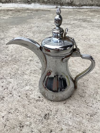 Vintage Arabic Coffee Pot  Dallah กาแฟอาหรับทรงดั้งเดิม งานวินเทจสแตนเลส ผลิตเกาหลี รูปที่ 15