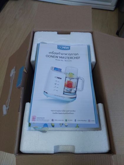 เครื่องนึ่งปั่นอาหารเด็ก OONEW รุ่น มาสเตอร์เชฟ อุปกรณ์ครบทุกอย่างใหม่กริบ ใช้งานไม่ถึง 5 ครั้ง รูปที่ 4
